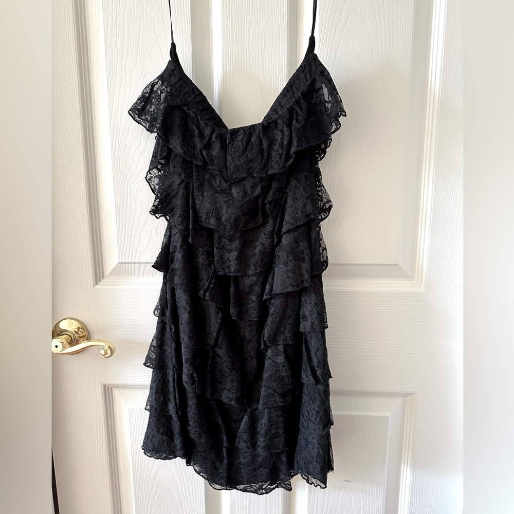 Black lacy dress, NWT